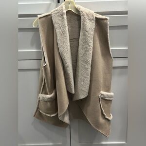 Women's Cream Shearling Jacket